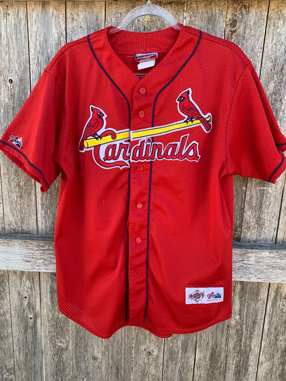 Vtg Majestic Diamond Collection St Louis Cardinals Jersey